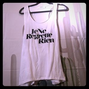 Free People racerback tank in French large